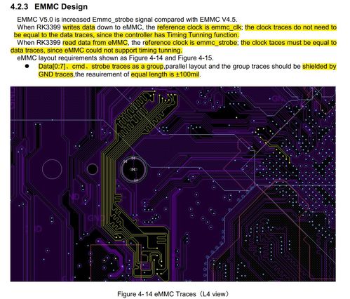 RK3399 eMMC硬件设计要点